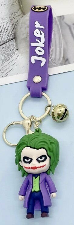 Брелок подвеска на рюкзак DC Super Hero Joker 3D Keychain Backpack Джокер -   -  