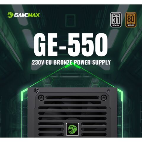 Блок питания Gamemax 550W (GE-550) - Нулевой остаток (Feed)  - Нулевой остаток (Feed) 