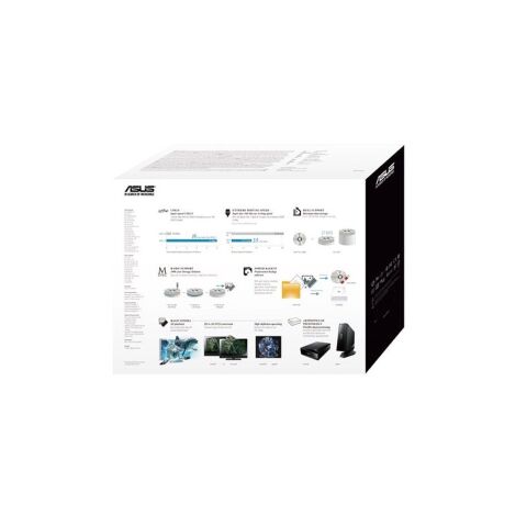 Оптический привод Blu-Ray ASUS BW-16D1H-U PRO/BLK/G/AS (90DD01L0-M69000) - Нулевой остаток (Feed)  - Нулевой остаток (Feed) 