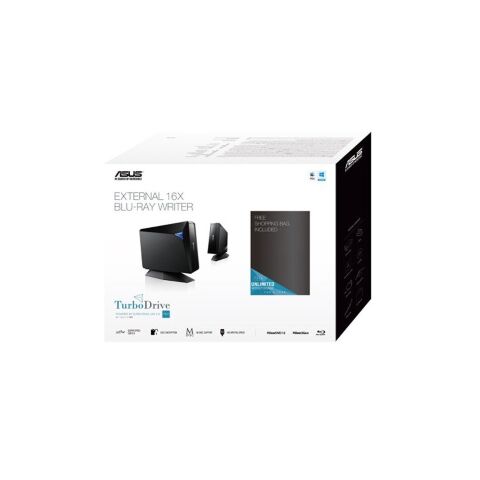 Оптический привод Blu-Ray ASUS BW-16D1H-U PRO/BLK/G/AS (90DD01L0-M69000) - Нулевой остаток (Feed)  - Нулевой остаток (Feed) 