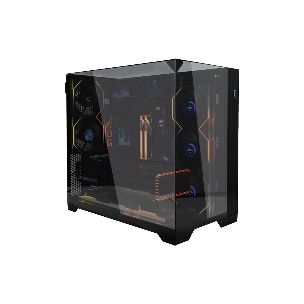 Корпус Lian Li O11 VISION Compact, Black (G99.O11VPX.00)