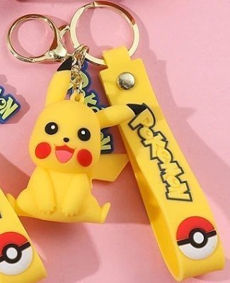 Брелок подвеска на рюкзак Пикачу Покемон Pokemon Pikachu 3D Keychain Anime Backpack -   -  
