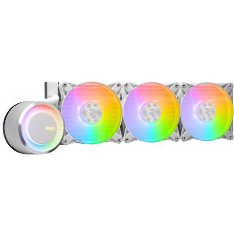 Система жидкостного охлаждения MSI MAG CoreLiquid E360 White - Системы водного охлаждения  - Системы водного охлаждения 