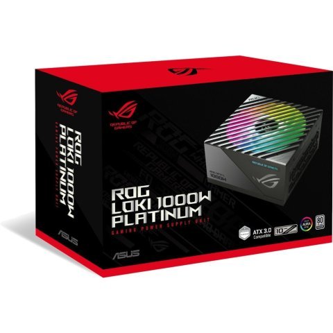 Блок питания ASUS 1000W ROG-LOKI-1000P-SFX-L-GAMING PCIE5 Platinum (90YE00N1-B0NA00) - Нулевой остаток (Feed) - Нулевой остаток (Feed)