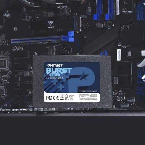 Накопитель SSD 2.5" 480GB Burst Elite Patriot (PBE480GS25SSDR) - Нулевой остаток (Feed)  - Нулевой остаток (Feed) 