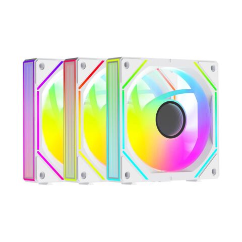 Кулер для корпуса OCYPUS GAMMA F12 UNI WH ARG (GAMMA-F12-WH3AM00U-GL) - Нулевой остаток (Feed) - Нулевой остаток (Feed)