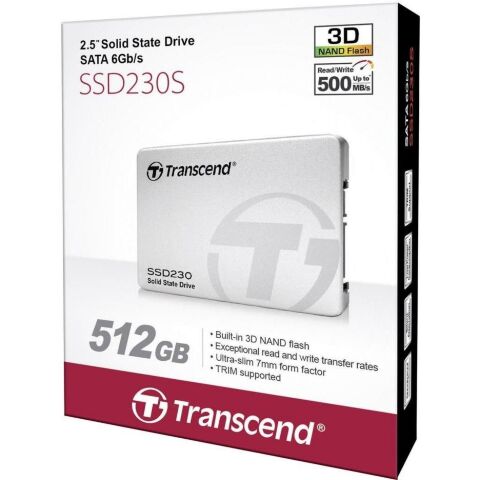 Накопитель SSD 2.5" 512GB Transcend (TS512GSSD230S) - Нулевой остаток (Feed)  - Нулевой остаток (Feed) 