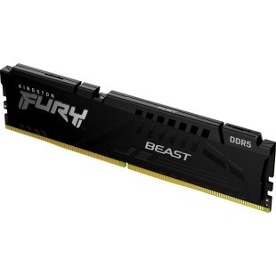 Модуль памяти для компьютера DDR5 8GB 5200 MHz Beast Black Kingston Fury (ex.HyperX) (KF552C40BB-8)