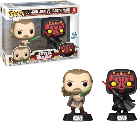 Фігурка Funko Star Wars: Qui-Gon Jinn vs Darth Maul Фанко Квай-Гон Джин і Дарт Мол Exclusive -   -  