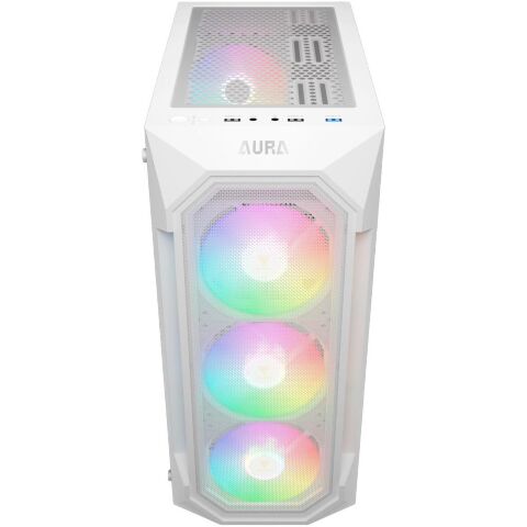 Корпус для ПК Gamdias AURA GC1 ELITE WH ARGB (4711514500608) - Нулевой остаток (Feed)  - Нулевой остаток (Feed) 