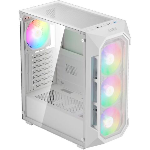 Корпус для ПК Gamdias AURA GC1 ELITE WH ARGB (4711514500608) - Нулевой остаток (Feed)  - Нулевой остаток (Feed) 