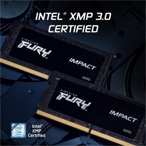 Модуль памяти для ноутбука SoDIMM DDR5 16GB 5600 MHz Impact Kingston Fury (ex.HyperX) (KF556S40IB-16) - Нулевой остаток (Feed) - Нулевой остаток (Feed)