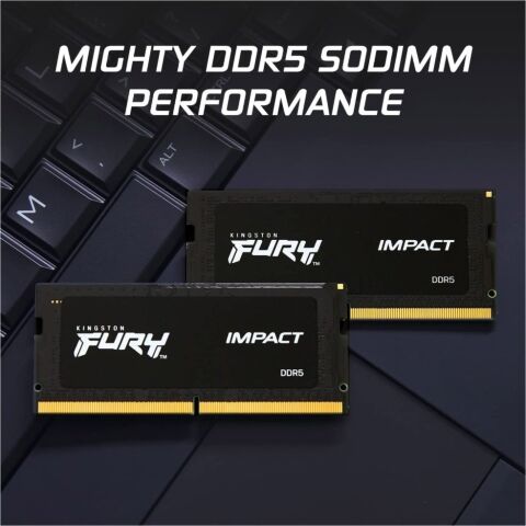 Модуль памяти для ноутбука SoDIMM DDR5 16GB 5600 MHz Impact Kingston Fury (ex.HyperX) (KF556S40IB-16) - Нулевой остаток (Feed) - Нулевой остаток (Feed)