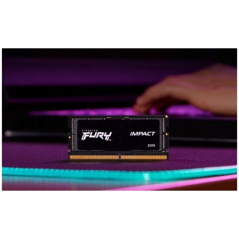 Модуль памяти для ноутбука SoDIMM DDR5 16GB 5600 MHz Impact Kingston Fury (ex.HyperX) (KF556S40IB-16) - Нулевой остаток (Feed) - Нулевой остаток (Feed)