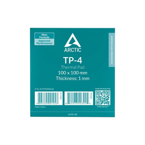 Термопрокладка Arctic 100X100X1.0 (ACTPD00063A) - Акссесуары к системам охлаждения - Акссесуары к системам охлаждения