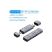 Считыватель флеш-карт Vention USB 3.0 AM/USB-C to SD+TF Gray Dual Drive Letter Aluminum Alloy (CLLH0) - Кардридеры - Кардридеры