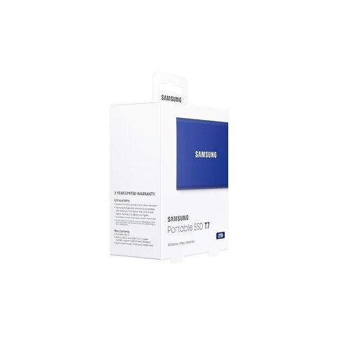 Накопитель SSD USB 3.2 2TB T7 Samsung (MU-PC2T0H/WW) - Нулевой остаток (Feed) - Нулевой остаток (Feed)