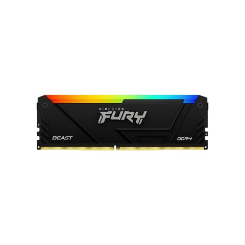 Модуль памяти для компьютера DDR4 16GB (2x8GB) 3200 MHz Beast Black Kingston Fury (ex.HyperX) (KF432C16BB2AK2/16WP) - Нулевой остаток (Feed)  - Нулевой остаток (Feed) 