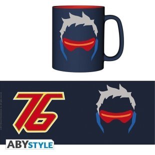 Кружка Abystyle Overwatch Soldat76 Mug чашка Солдат 76 Овервотч 460 мл