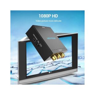 Конвертор HDMI to RCA Metal Type black Vention (AEEB0)