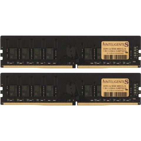 Модуль памяти для компьютера DDR4 32GB (2x16GB) 3600 MHz INTELIGENTES (IU4EFG2/32) - Нулевой остаток (Feed) - Нулевой остаток (Feed)