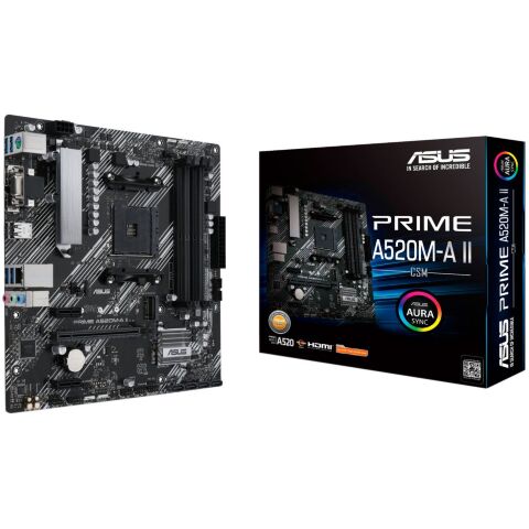 Материнская плата ASUS PRIME A520M-A II/CSM - Системные (материнские) платы  - Системные (материнские) платы 