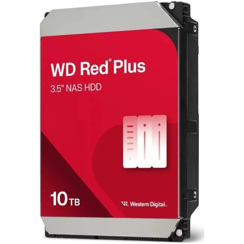 Жесткий диск 3.5" 10TB Red Plus WD (WD100EFGX) - Нулевой остаток (Feed) - Нулевой остаток (Feed)