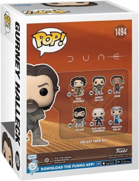 Фигурка Funko Pop Movies: Dune Gurney Halleck фанко Дюна 1494 -   -  