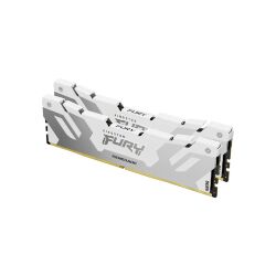 Модуль памяти для компьютера DDR5 32GB (2x16GB) 8000 MHz Renegade White Kingston Fury (ex.HyperX) (KF580C38RWK2-32)