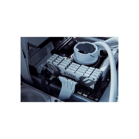 Модуль памяти для компьютера DDR5 32GB (2x16GB) 8000 MHz Renegade White Kingston Fury (ex.HyperX) (KF580C38RWK2-32) - Нулевой остаток (Feed)  - Нулевой остаток (Feed) 