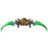 Игрушка World of Warcraft Warglaive Of Azzinoth Клинки Аззинота метал 21 см.