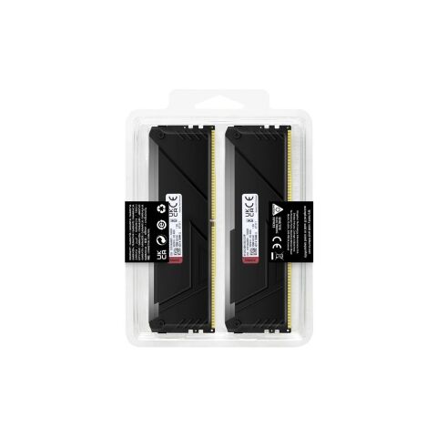 Модуль памяти для компьютера DDR4 32GB (2x16GB) 3200 MHz Beast RGB Black Kingston Fury (ex.HyperX) (KF432C16BB12AK2/32WP) - Модули памяти для компьютера  - Модули памяти для компьютера 