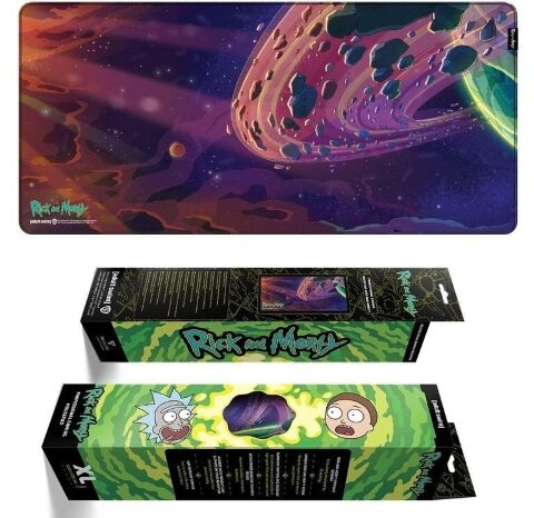 Килимок для миші ігрова поверхня Warner Brothers RICK AND MORTY Outer Space Рік та Морті XL (90*42 cm) -   -  