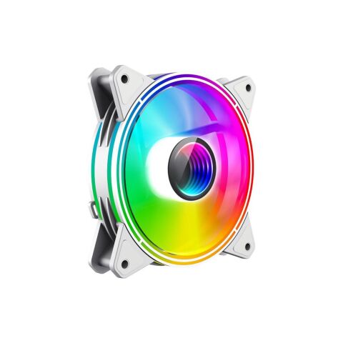 Кулер для корпуса Gamemax FN-12Rainbow-Q-Infinity WT - Вентиляторы к корпусам  - Вентиляторы к корпусам 