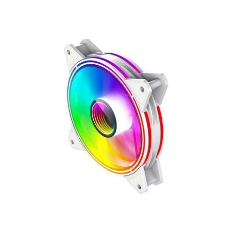 Кулер для корпуса Gamemax FN-12Rainbow-Q-Infinity WT - Вентиляторы к корпусам  - Вентиляторы к корпусам 