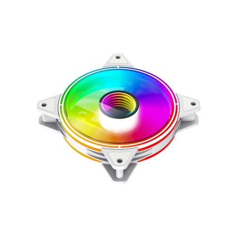 Кулер для корпуса Gamemax FN-12Rainbow-Q-Infinity WT - Вентиляторы к корпусам  - Вентиляторы к корпусам 