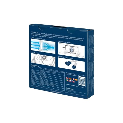 Кулер для корпуса Arctic P12 PWM PST CO (ACFAN00121A) - Нулевой остаток (Feed)  - Нулевой остаток (Feed) 