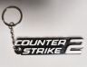 Брелок CS GO Counter Strike Logo Keychain ABS пластик 8 см.