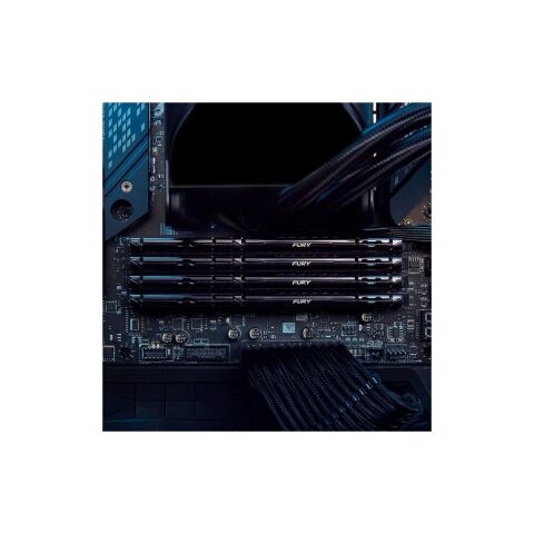 Модуль памяти для компьютера DDR5 64GB (2x32GB) 5200 MHz Beast Black Kingston Fury (ex.HyperX) (KF552C40BB2K2-64) - Нулевой остаток (Feed)  - Нулевой остаток (Feed) 