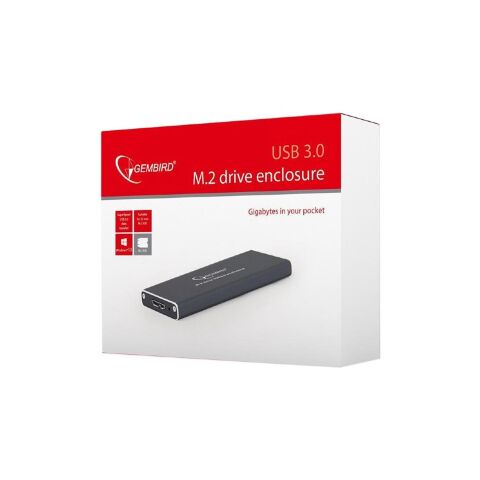 Карман внешний Gembird M.2 (NGFF), USB3.0, черный (EE2280-U3C-01) - Аксессуары к HDD  - Аксессуары к HDD 