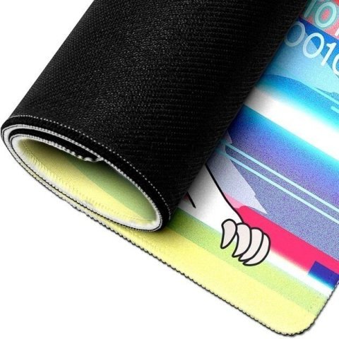 Коврик для мыши игровая поверхность Warner Brothers RICK AND MORTY Glitched Рик и Морти XL (90*42 cm) - -