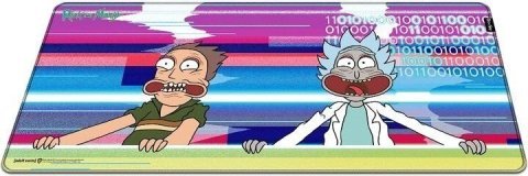 Коврик для мыши игровая поверхность Warner Brothers RICK AND MORTY Glitched Рик и Морти XL (90*42 cm) - -