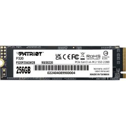 Накопитель SSD M.2 2280 256GB Patriot (P320P256GM28)