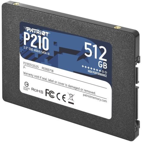 Накопитель SSD 2.5" 512GB Patriot (P210S512G25) - Нулевой остаток (Feed)  - Нулевой остаток (Feed) 