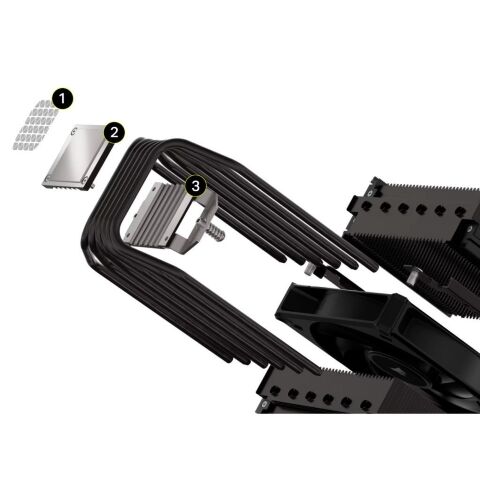 Кулер для процессора Corsair A115 Black (CT-9010011-WW) - Нулевой остаток (Feed)  - Нулевой остаток (Feed) 