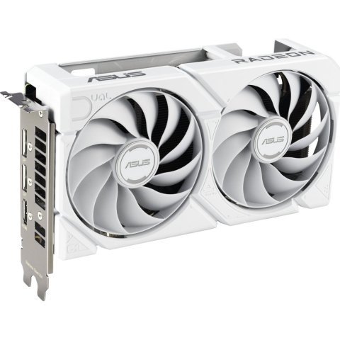 Видеокарта ASUS Radeon RX 9060 XT 16Gb DUAL WHITE OC (DUAL-RX9060XT-16G-WHITE) - Нулевой остаток (Feed) - Нулевой остаток (Feed)