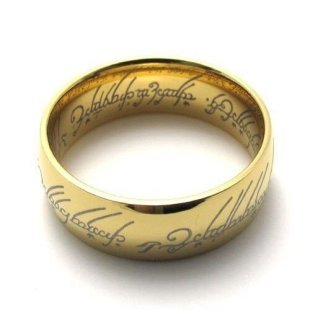 Кільце The Lord of the Rings Володар кілець (колір gold)