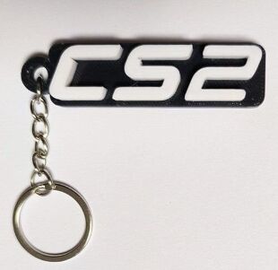 Брелок CS GO Counter Strike Logo Keychain ABS пластик 6 см.