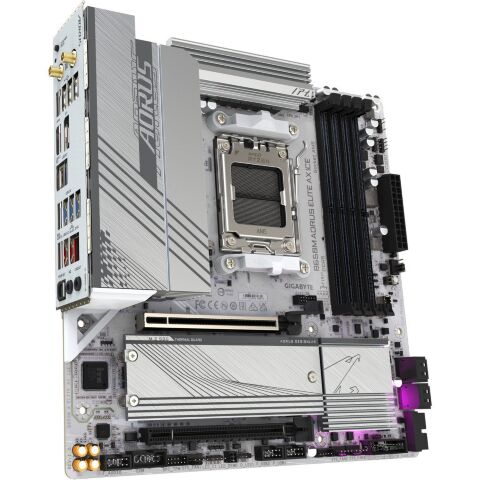 Материнская плата GIGABYTE B650M AORUS ELITE AX ICE (B650M A ELITE AX ICE) - Нулевой остаток (Feed)  - Нулевой остаток (Feed) 