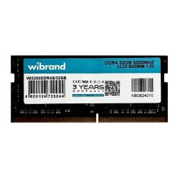 Модуль памяти для ноутбука SoDIMM DDR4 32GB 3200 MHz Wibrand (WI3200DDR4S/32GB)